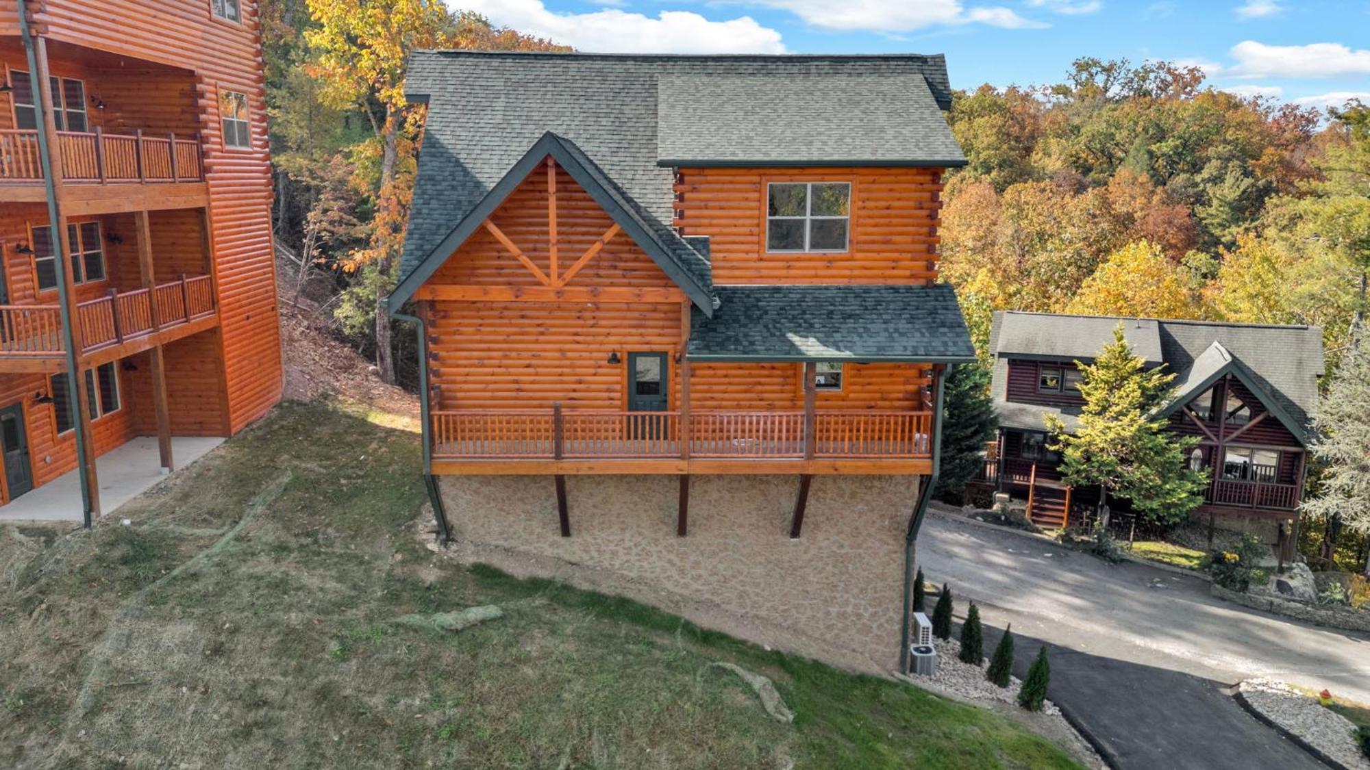 New Luxury Cabin With Indoor Pool, Hot Tub, & Theater Villa Pigeon Forge Esterno foto