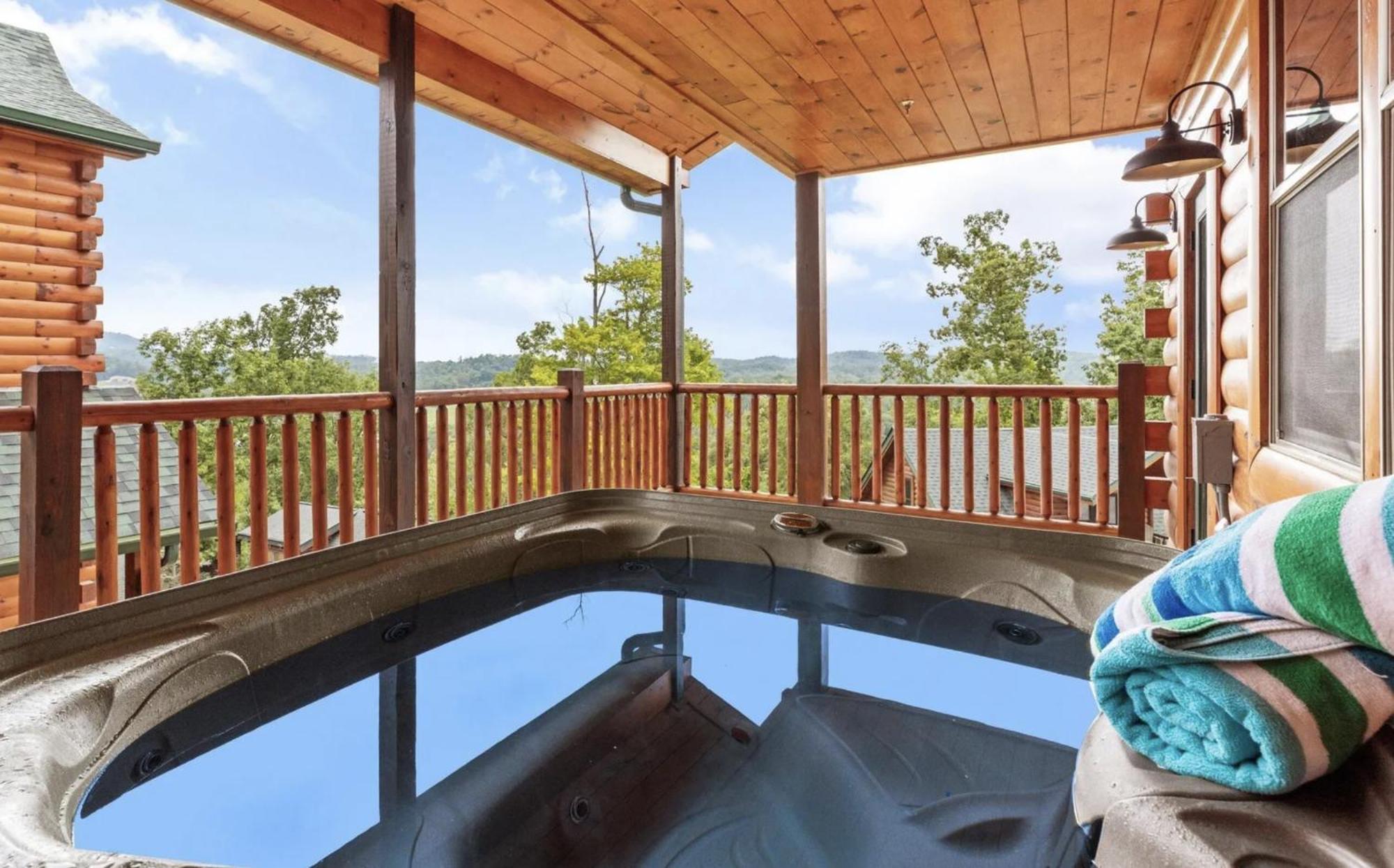 New Luxury Cabin With Indoor Pool, Hot Tub, & Theater Villa Pigeon Forge Esterno foto